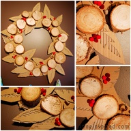 RECYCLED WREATH FROM