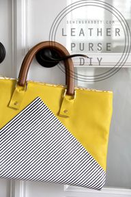 Yellow Leather Purse