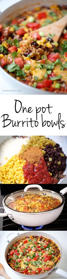 One pot burrito bowl